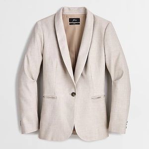 J Crew Parke Blazer Stretch Linen